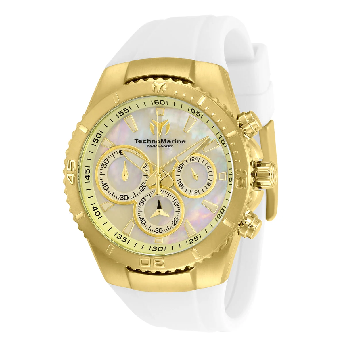 Technomarine Manta Sea Watch w/ Mother of Pearl Dial - 40mm. White (TM-220071) 40 mm kol saati