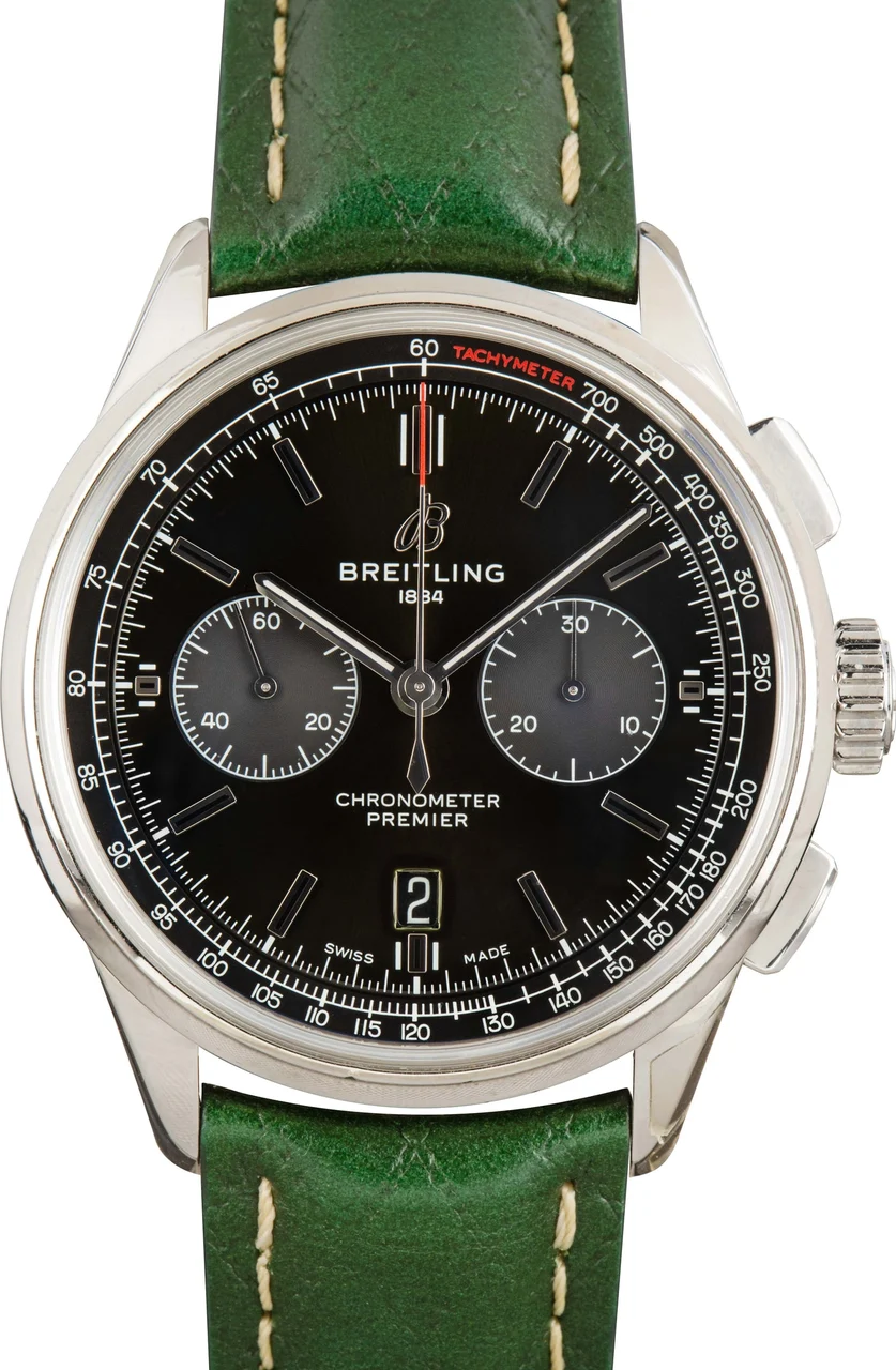 Breitling Premier B01 Bentley British Racing Green AB0118A11L1X1 42 mm kol saati