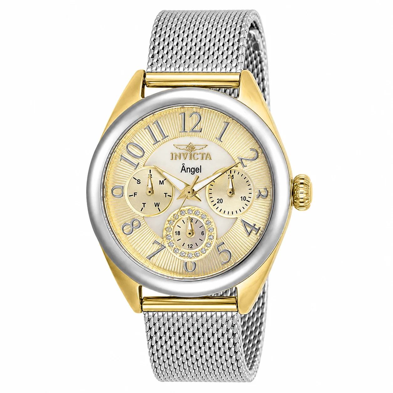 Invicta Angel Watch - 35mm. Steel. Gold (27452) 35 mm kol saati