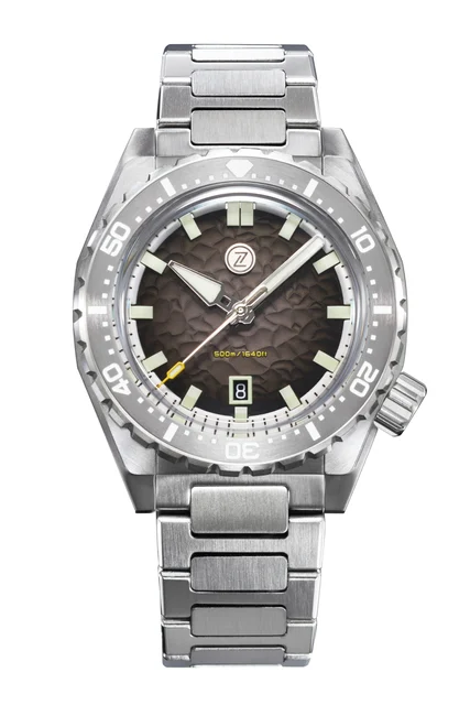 Zelos Thresher 44mm 'Hammered Grey' kol saati
