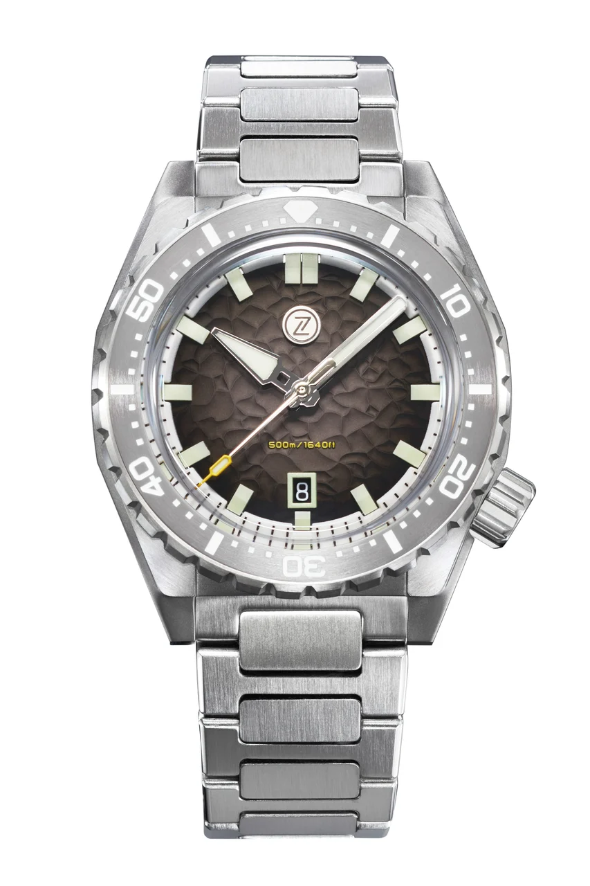 Zelos Thresher 44mm 'Hammered Grey' 44 mm kol saati