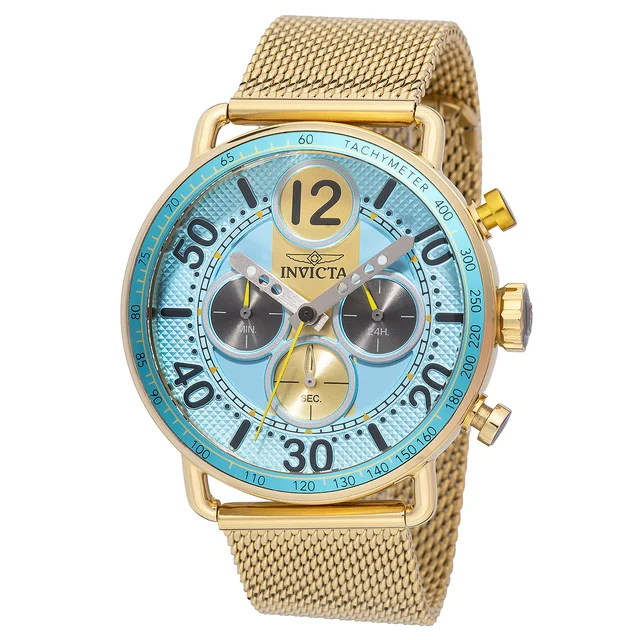 Invicta Speedway Vertexia Watch - 44mm, Gold (69468) kol saati