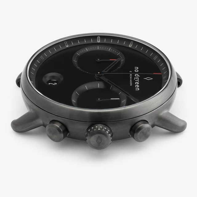 Nordgreen Pioneer 42mm - Gun Metal - Black Dial WATCHPI42GMB kol saati