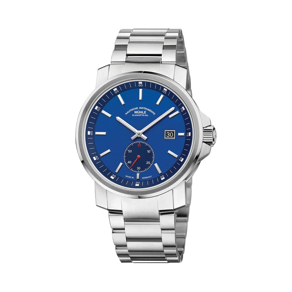Muhle Glashutte Big Small Seconds Automatic 42.4mm - Blue on Bracelet M1-25-82-MB 42.4 mm kol saati