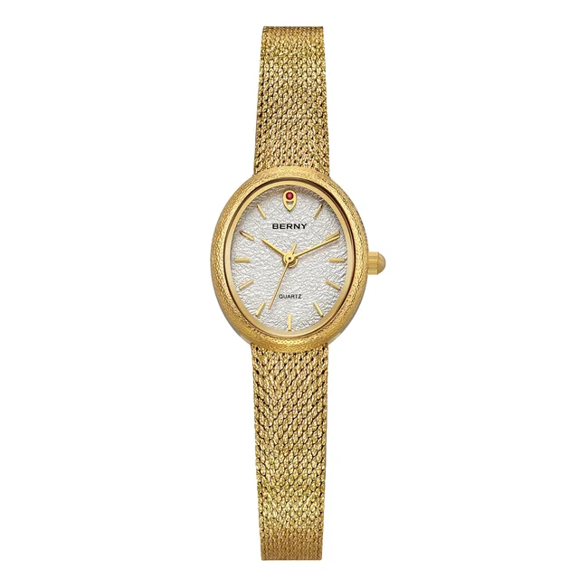 BERNY Women Quartz Dress Gold Watch-2927L 2927L-B kol saati