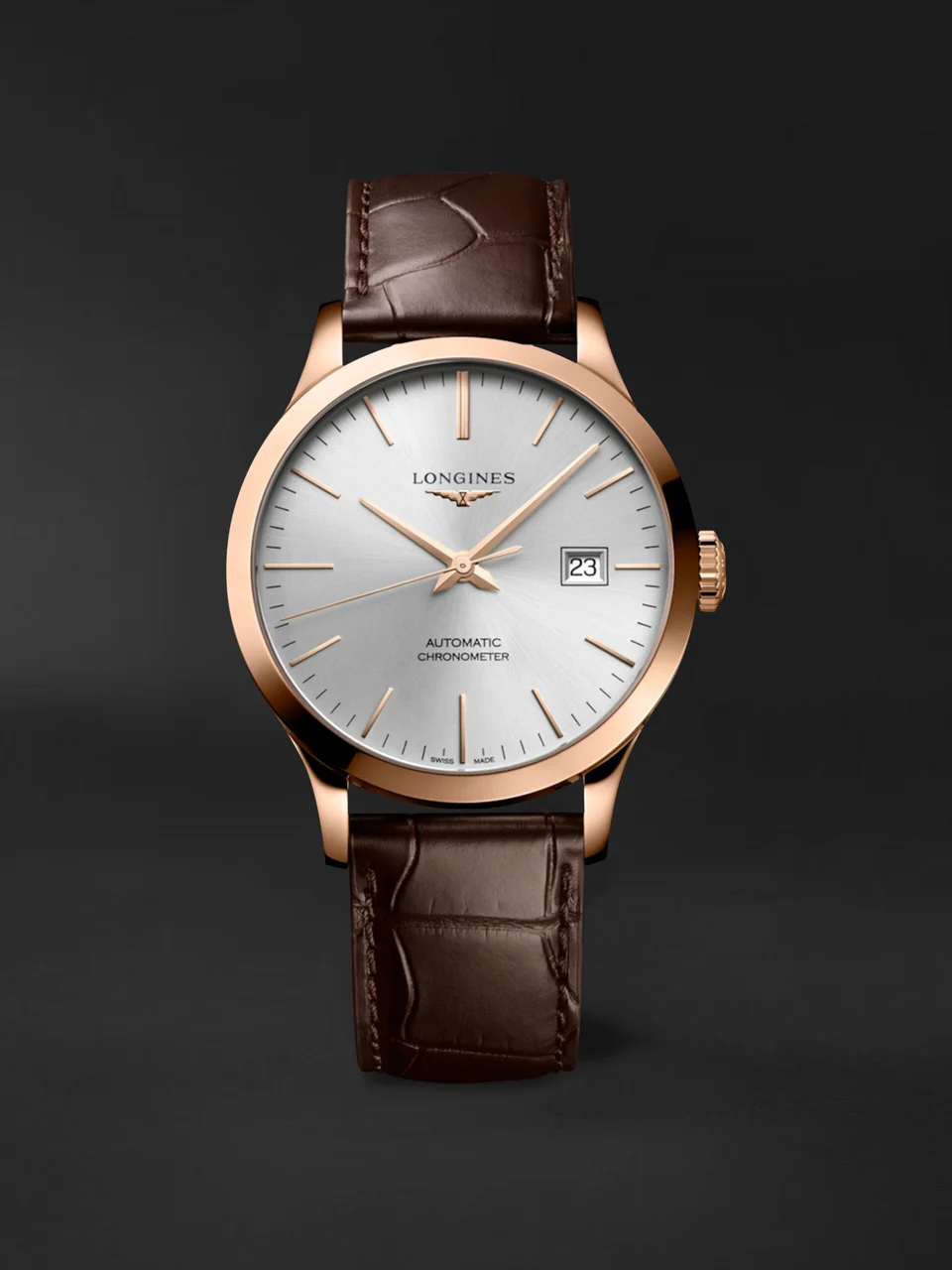 Longines Record L2.820.8.72.2 38.5 mm kol saati