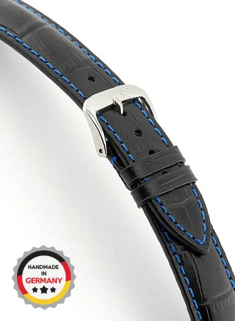 RIOS Grained Leather Vegas - Navy - Alligator Grained 5920/RI kol saati