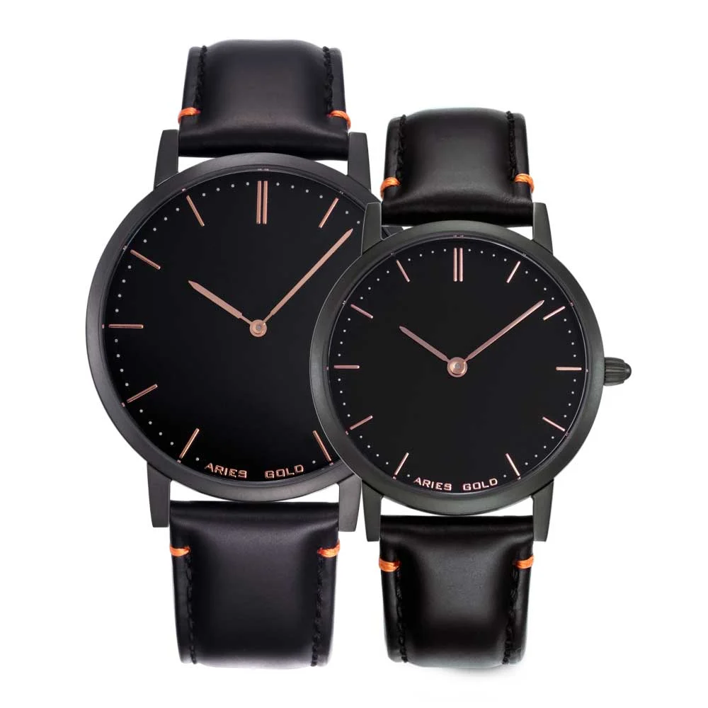 Aries Gold Tango 1007 & 1008 Couple 41 mm kol saati