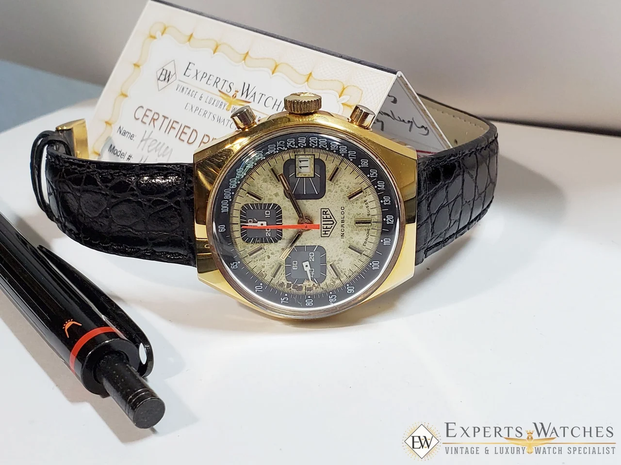Heuer Heuer IF_E68538C9 40 mm kol saati