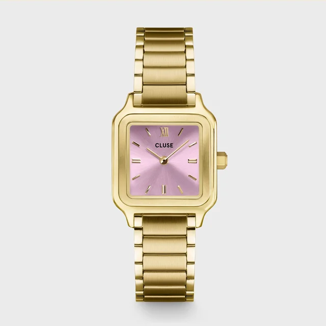 CLUSE Gracieuse Petite Watch Steel, Mauve Pink, Gold Colour CW11819 kol saati