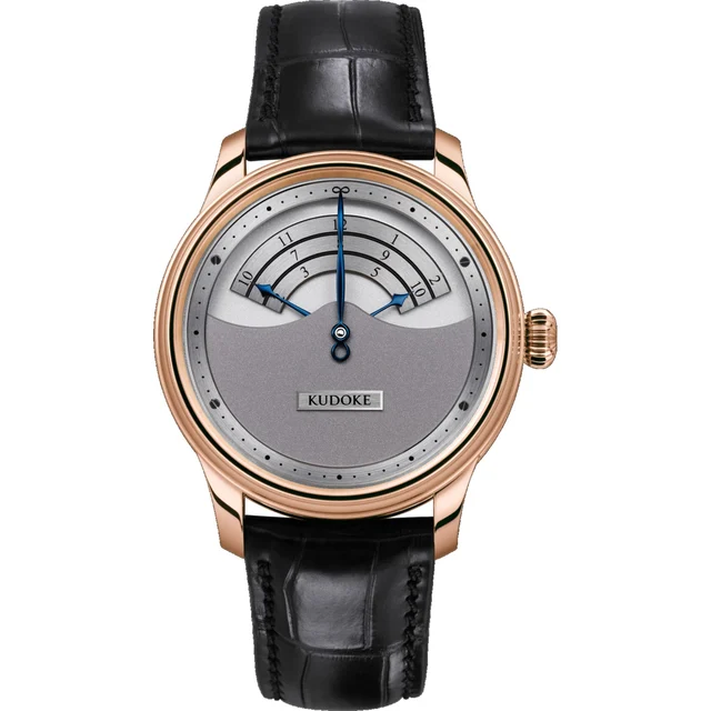 Kudoke Silver Dial Rose Gold kudoke-3-silver-rg kol saati