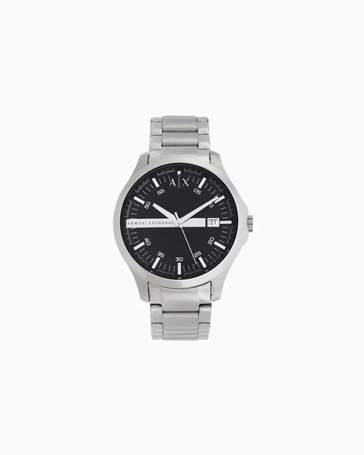 Armani Exchange Three-hand watch with steel strap AX2103 kol saati