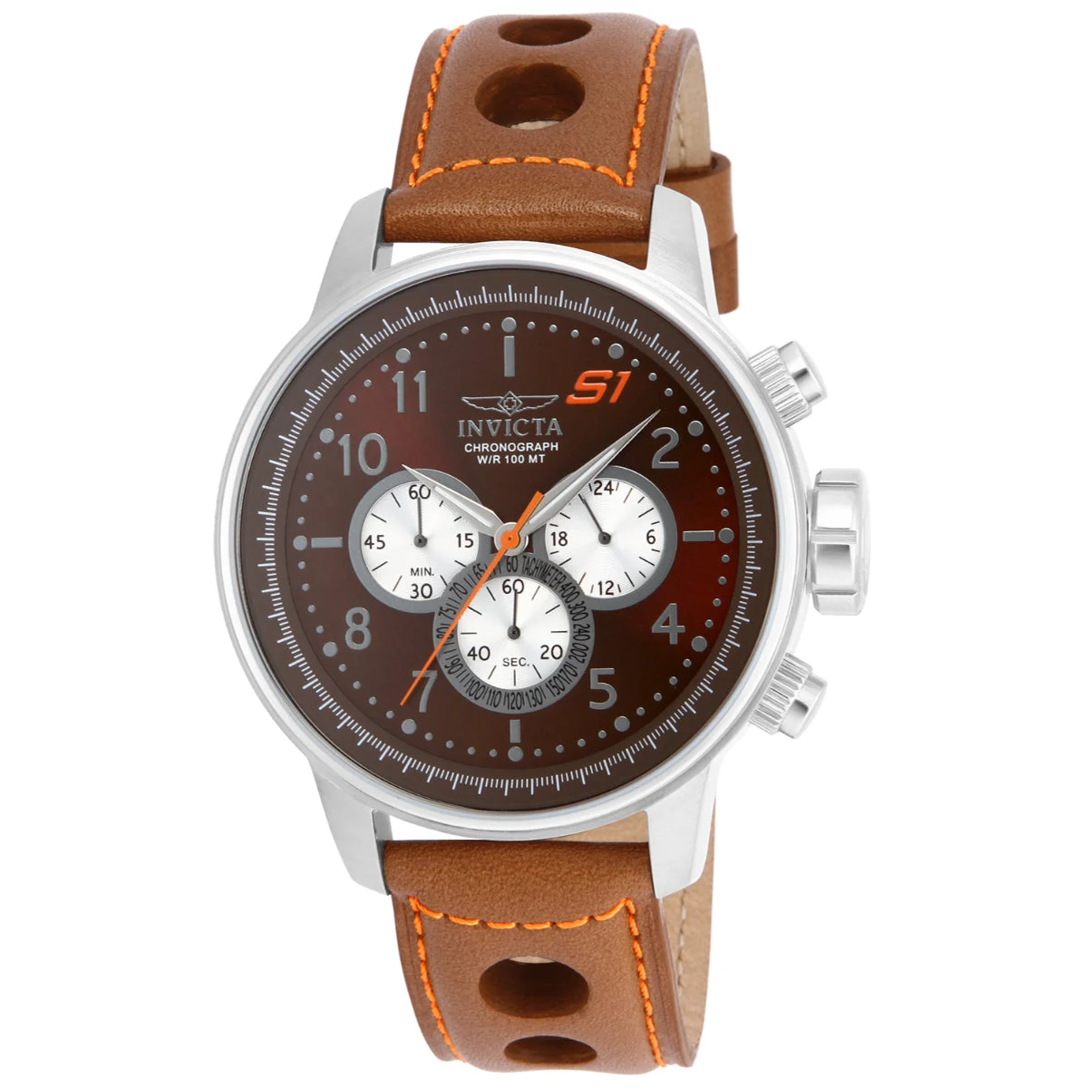 Invicta Rally Champion Watch - 48mm. Light Brown (16015) 48 mm kol saati