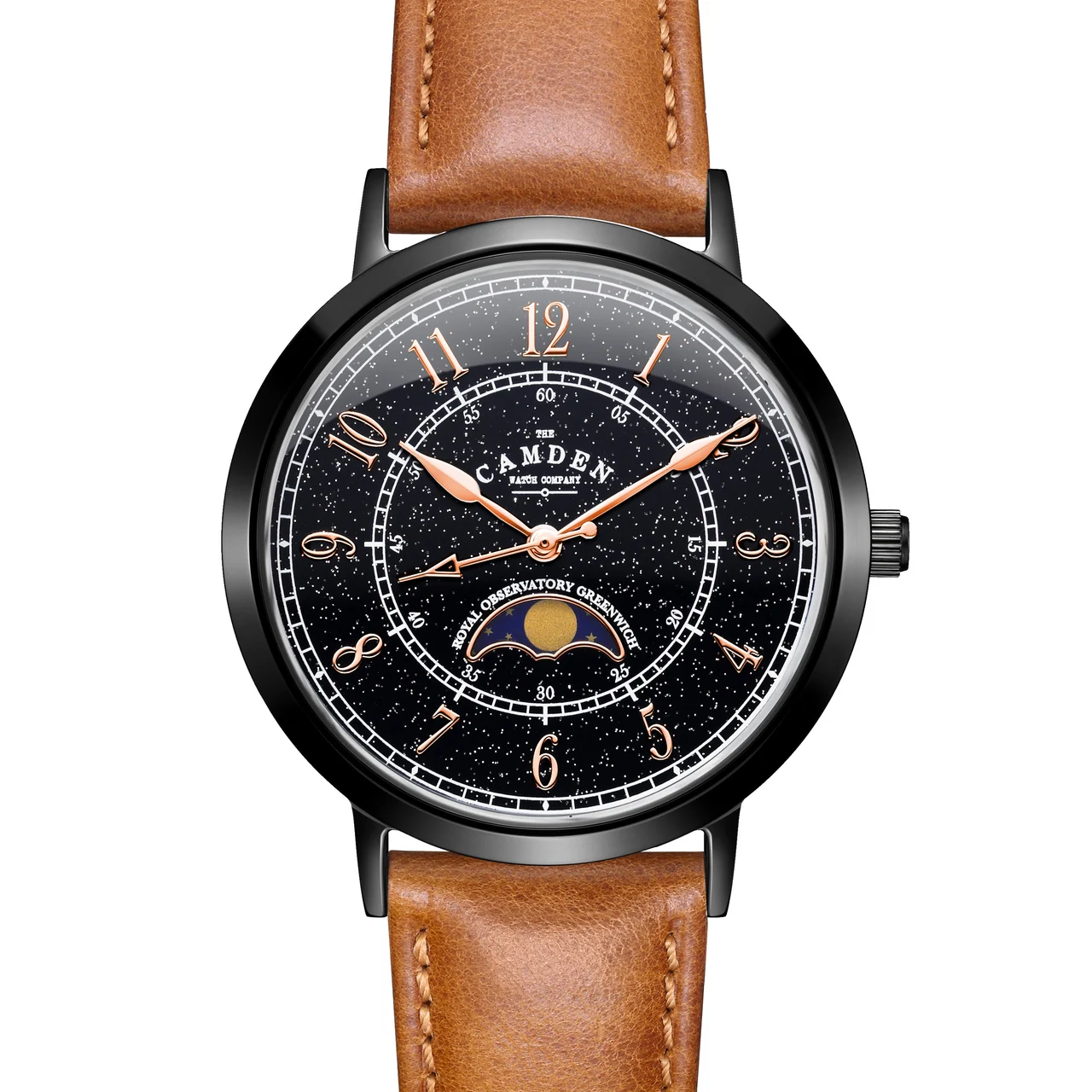 The Camden Watch Company 27-MOON-44C 37 mm kol saati