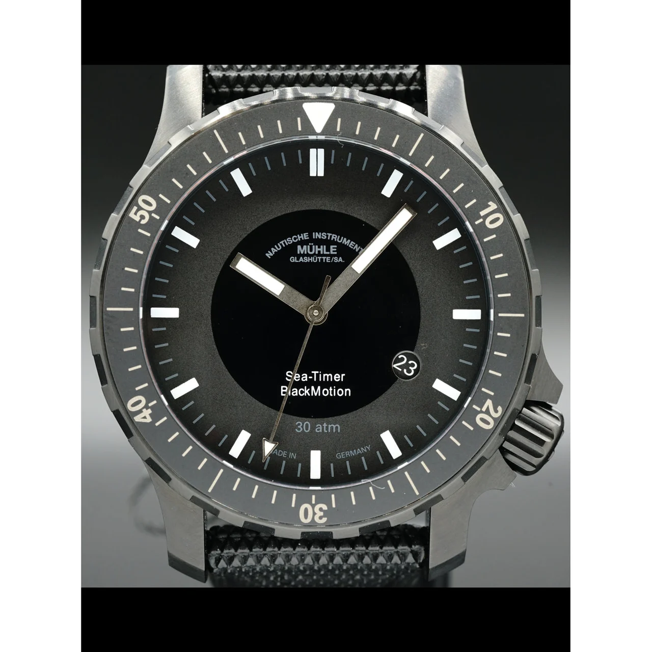 Muhle Glashutte Mühle Glashütte Sea-timer Blackmotion M1-41-83-NB 210000025057 kol saati