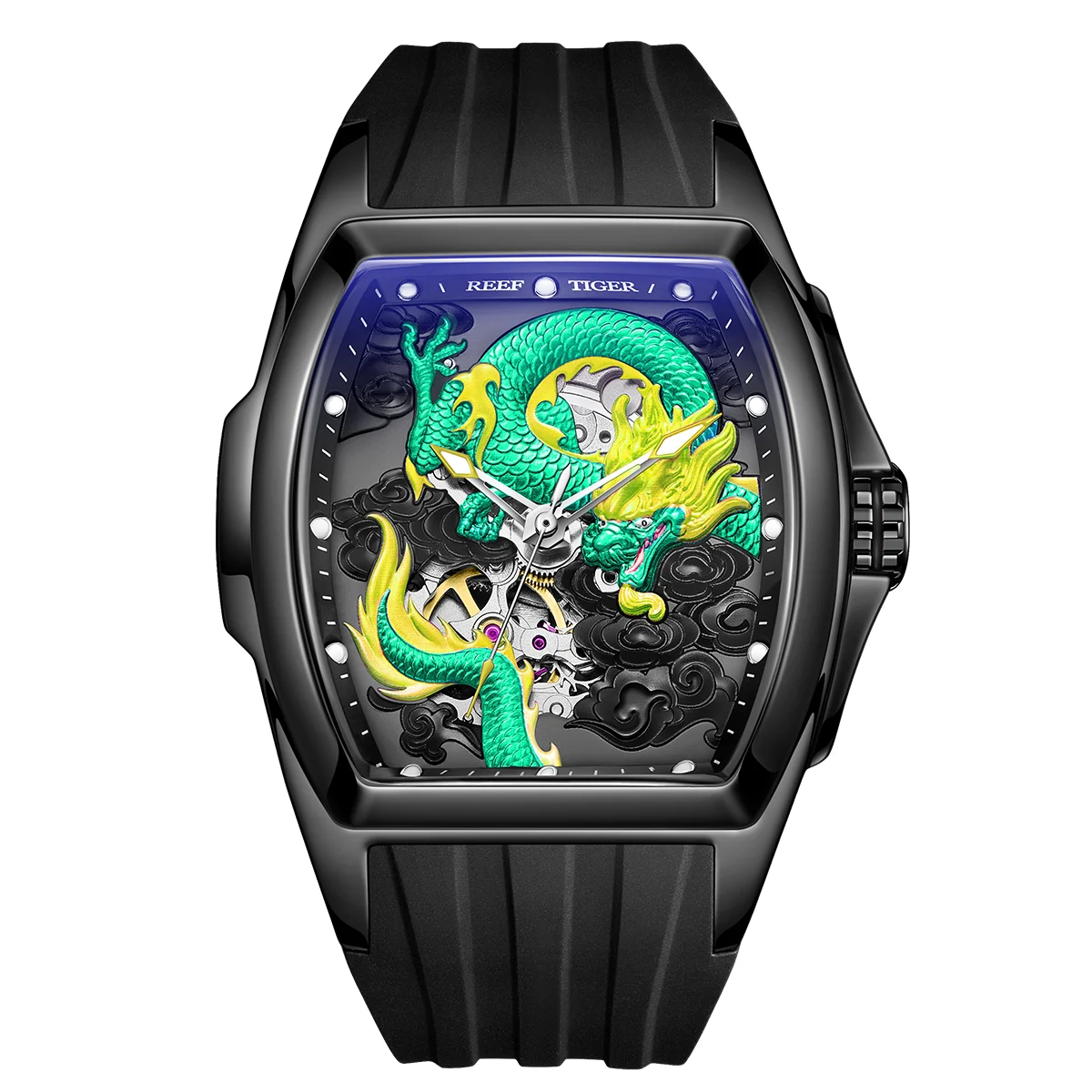 Reef Tiger Lion Dance / Dragon RGA3061-04 44 mm kol saati
