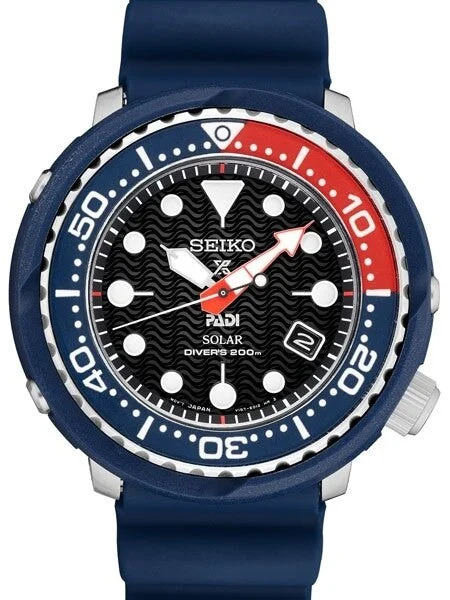Seiko Prospex Special Edition PADI Dive Watch with Solar Movement #SNE499 kol saati