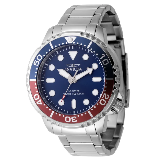 Invicta Pro Diver Quartz Chronograph Blue Dial Watch (ZG-47219) kol saati