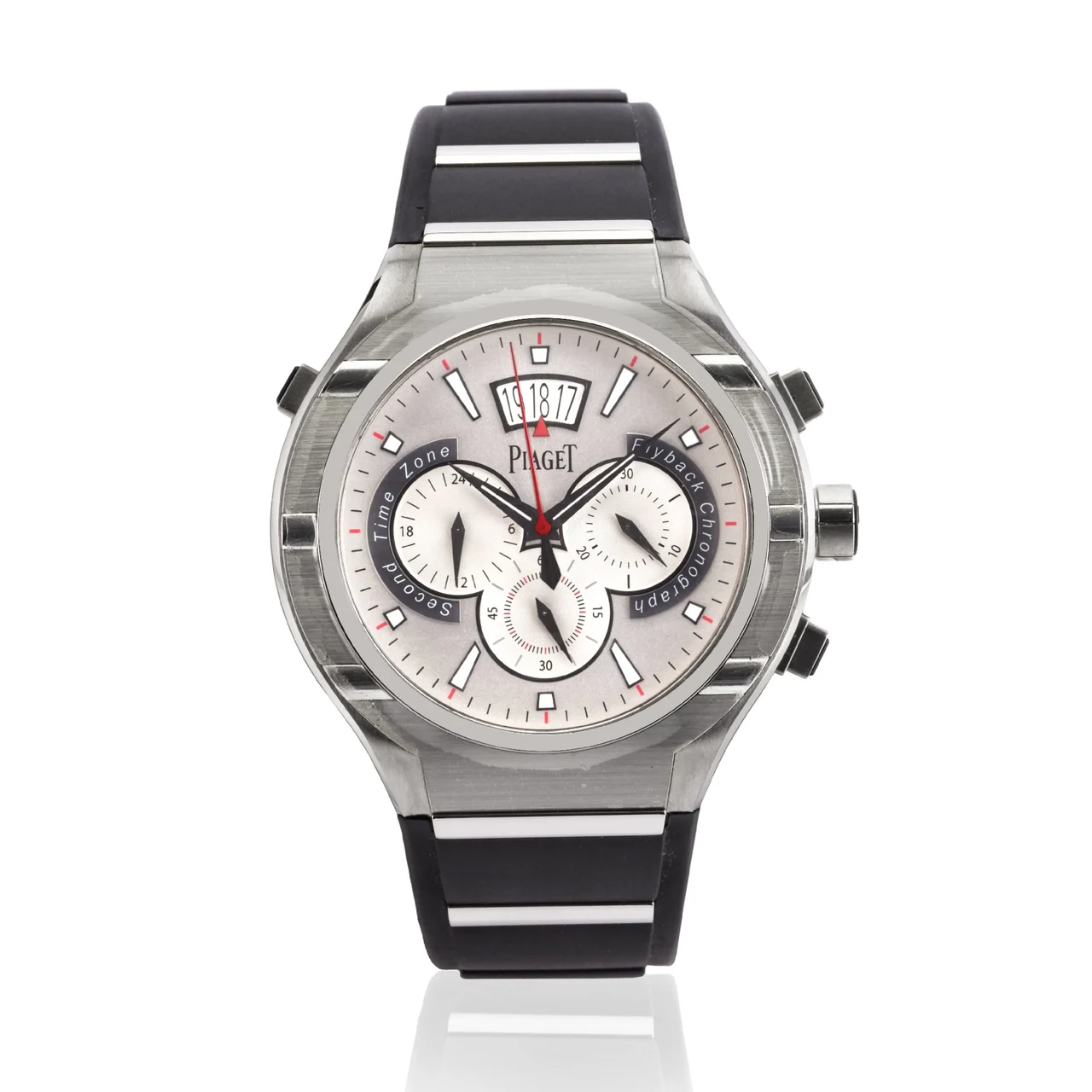 Piaget PIAGET, REF. P10534, POLO FORTY-FIVE FLYBACK, TITANIUM kol saati