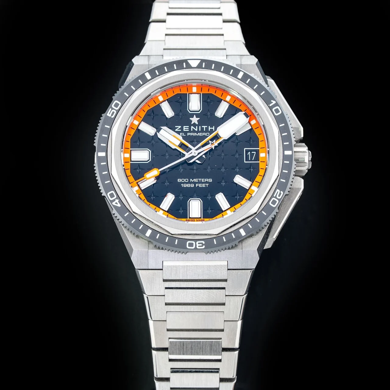 Zenith Defy Extreme Diver 210009N35176 42.5 mm kol saati