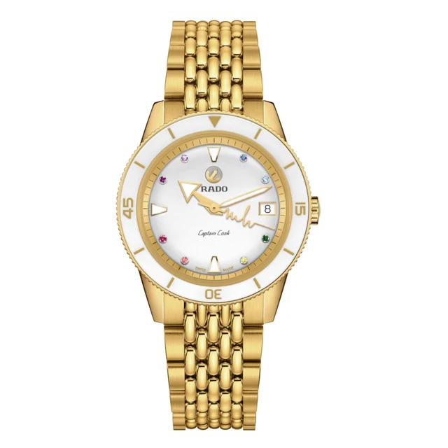 Rado Captain Cook x Marina Hoermanseder Heartbeat R32117708 kol saati