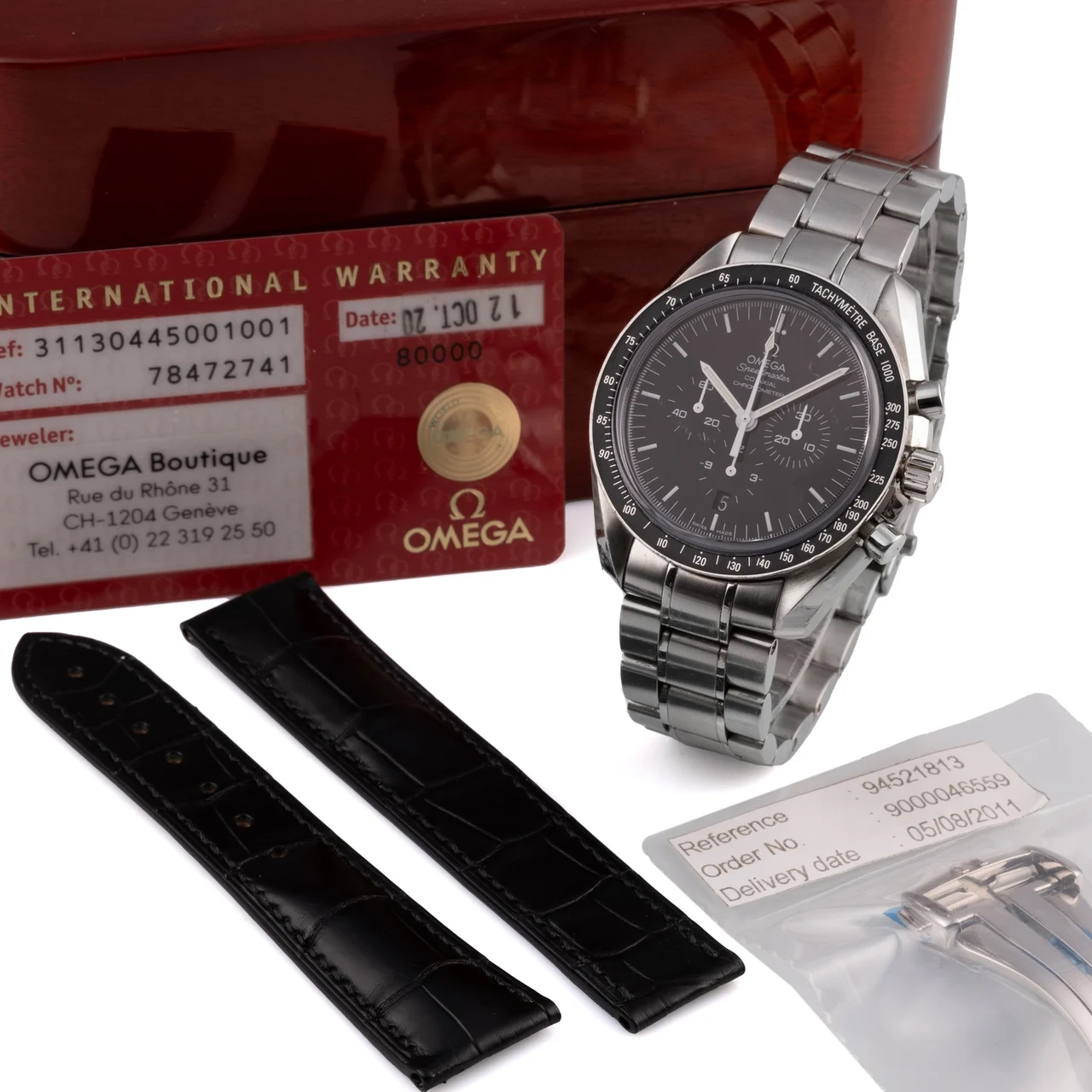 OMEGA Switzerland 311.30.44.50.01.001 kol saati