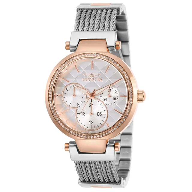 Invicta Angel Eterna Watch - 36mm. Rose Gold, Silver (28922) kol saati