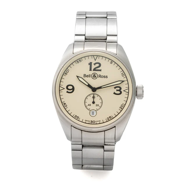 Bell & Ross BELL & ROSS REF. 110 S AUTOMATIC STEEL kol saati