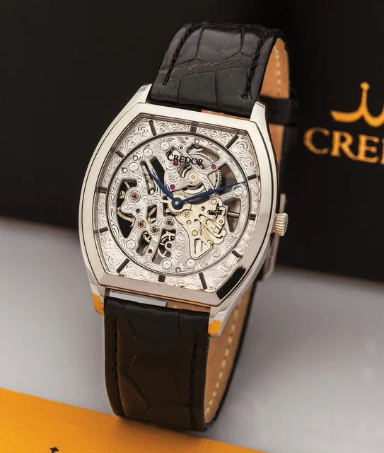 Seiko Credor Skeleton SEIKO CREDOR SKELETON REF. GBBD981 PLATINUM kol saati