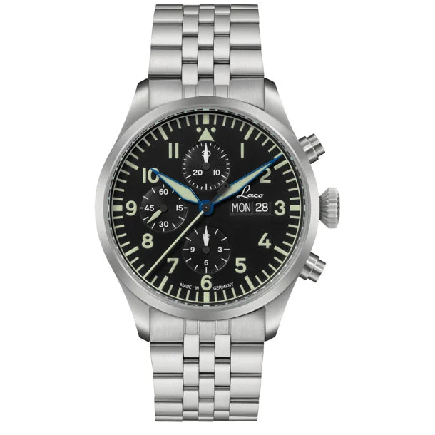Laco Kiel 2 Schwarz on Bracelet 862148.MB kol saati