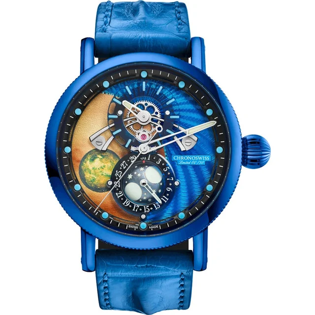 ChronoSwiss Space Timer Deep Space Limited Edition CH-9346.2-BLBL kol saati