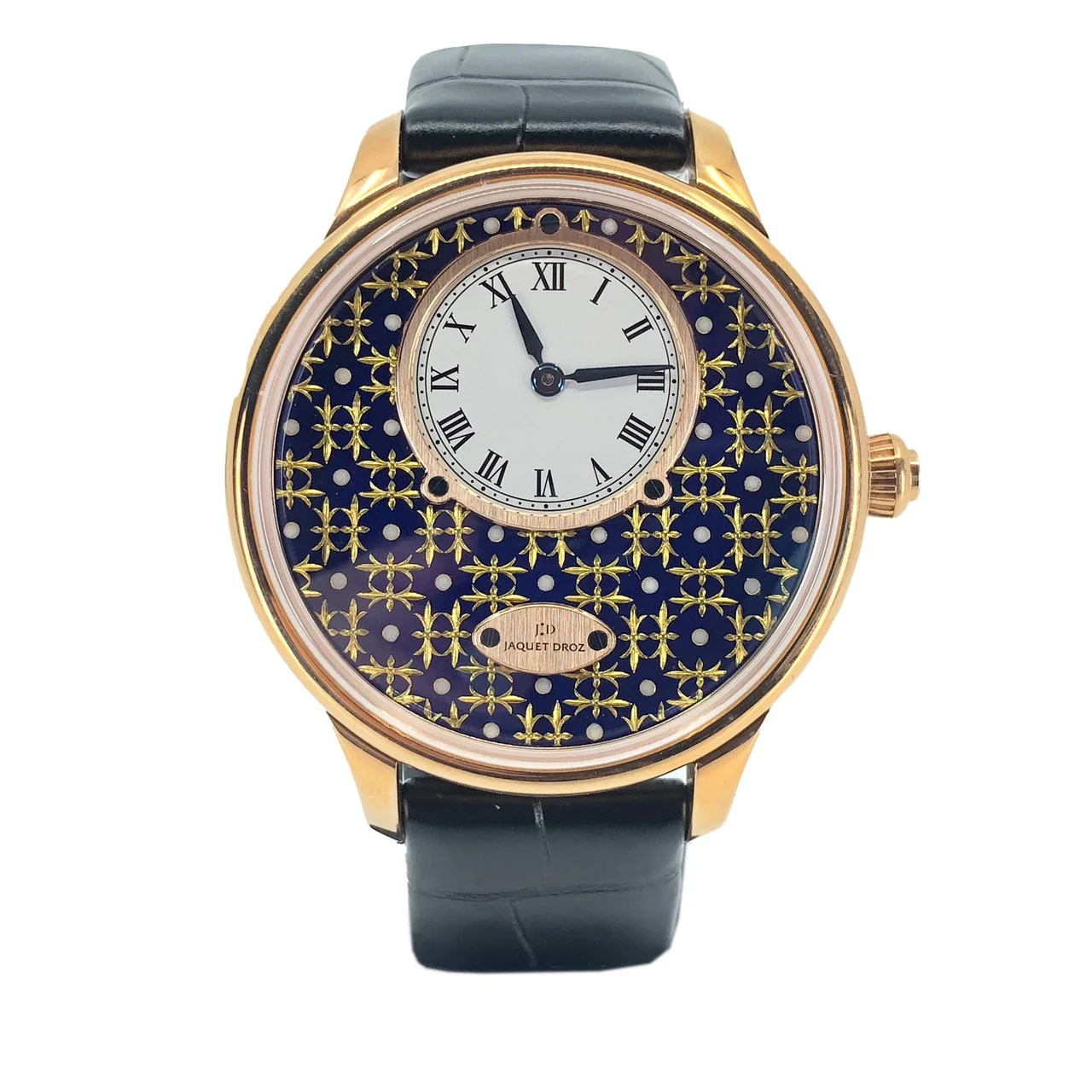 Jaquet Droz Petite Heure Minute Paillonnee 2100009N33983 43 mm kol saati