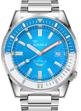 Squale Matic Light Blue Bracelet MATICXSE.SQ22L/SQ kol saati