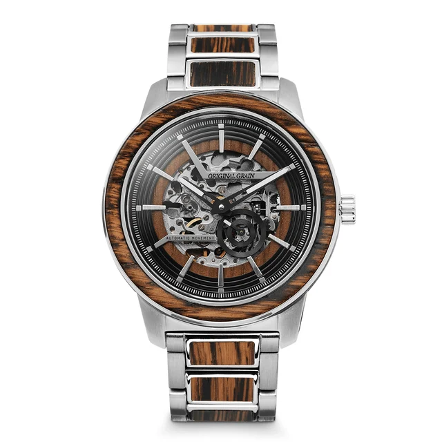Original Grain Whiskey Barrel OG-12-WH-SLV-AUTO kol saati