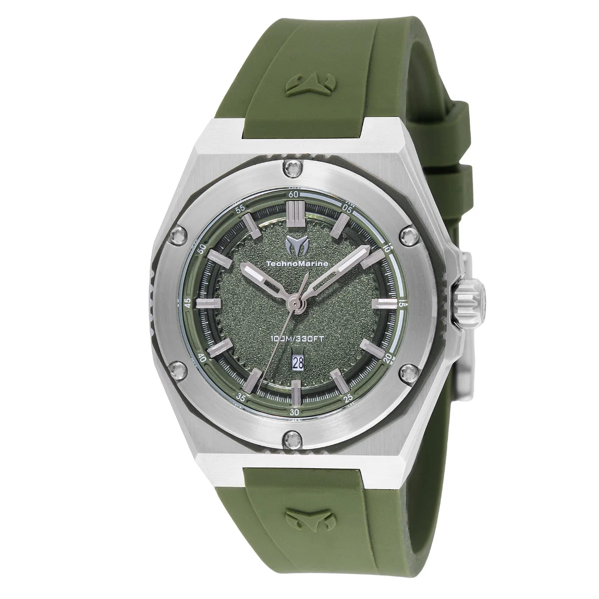 Technomarine Coral Legacy Watch - 36mm. Olive Green (TM-416054) 36 mm kol saati