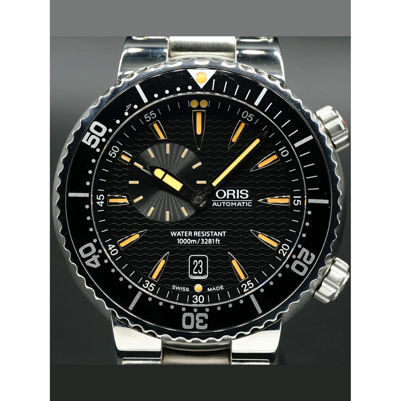 Oris Divers Small Second Date Watch 64376098454MB 210000020852 kol saati