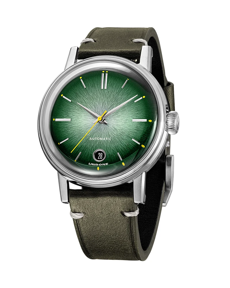 UNDONE Enamel Verde Automatic URB-RTO-GRN kol saati
