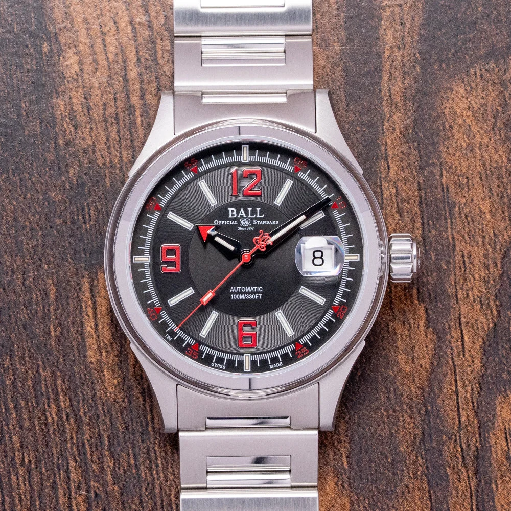 Ball Fireman NM2088C-S2J-BKRD 40 mm kol saati