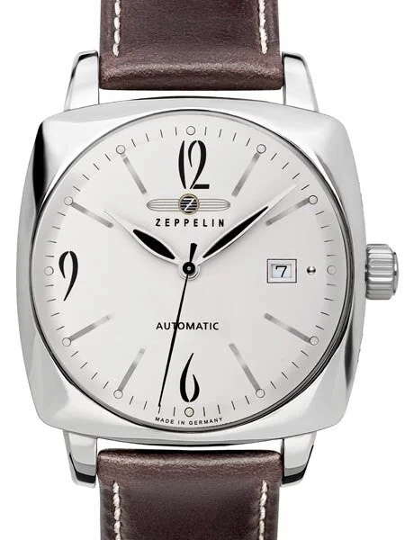 Graf Zeppelin Mediterranee Automatic Watch with Exhibition Back #7750-4 kol saati