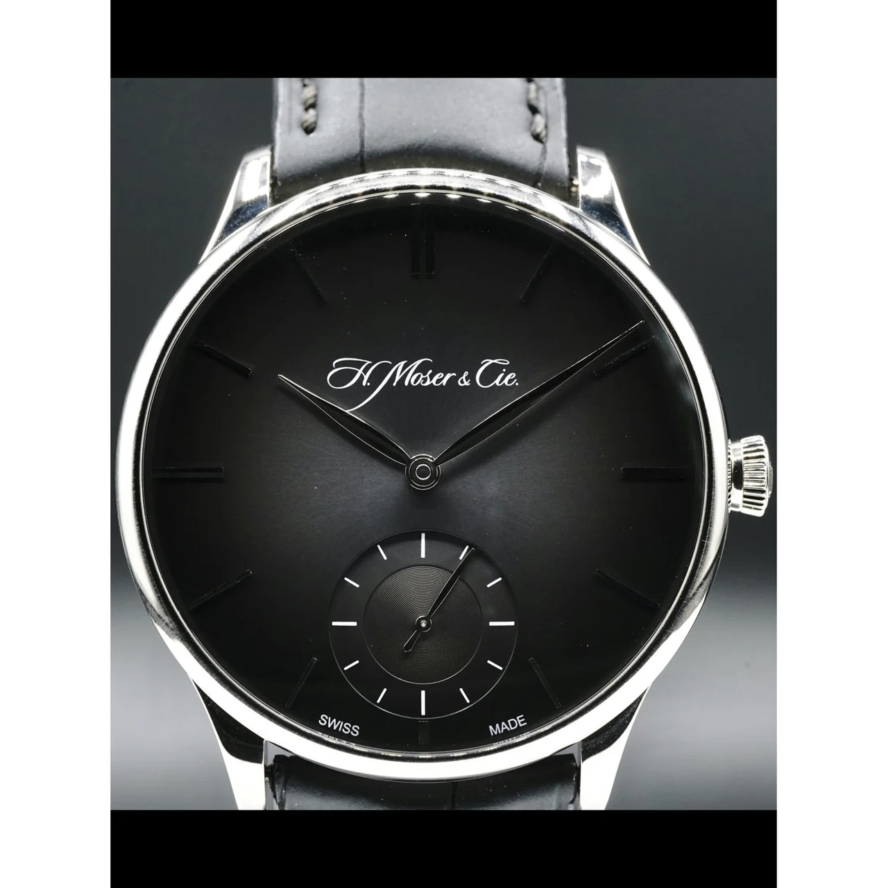 H. Moser & Cie. - Moser & Cie. Venturer Small Seconds White Gold Ardoise Fume Dial 2327-0201 210000027941 39 mm kol saati