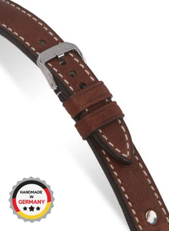 RIOS Pilot Strap London - Mahogany 19205/RI kol saati