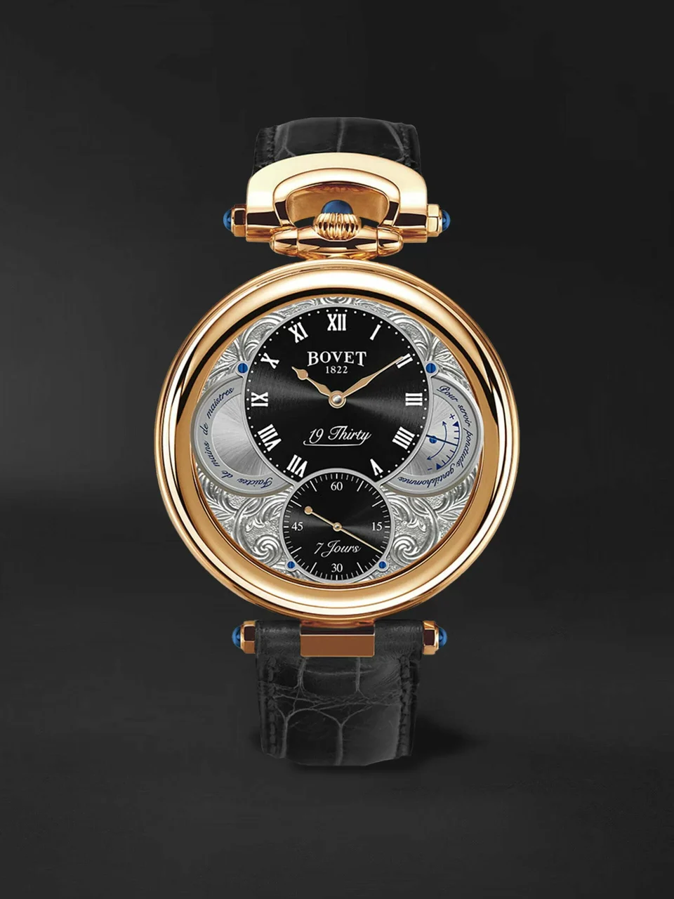 Bovet Fleurier Collection 19Thirty Great Guilloché NTR0024 42 mm kol saati