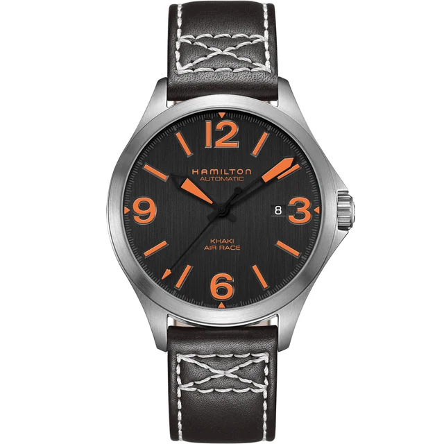 Hamilton Khaki Aviation Air Race Auto H76535731 kol saati