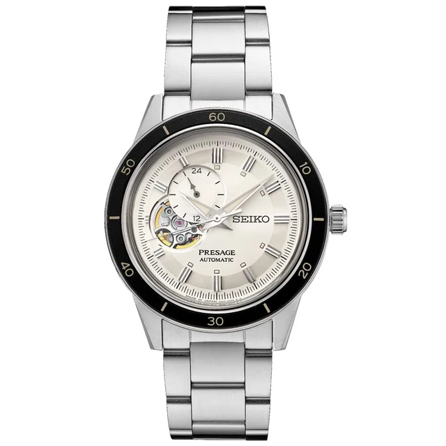 Seiko Presage Automatic Open-Heart Watch with 24-Hr Sub-Dial and 40mm Case #SSA423 kol saa