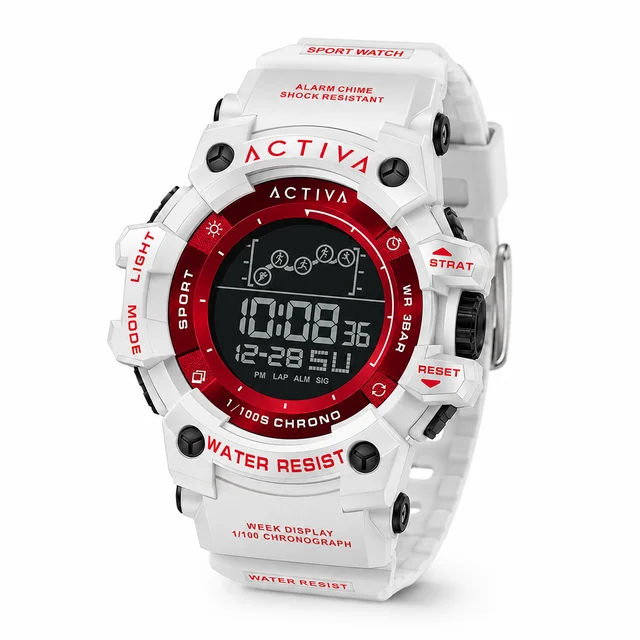Activa Summit X Invicta Digital Watch - 50mm. White (ACW8082-016) kol saati
