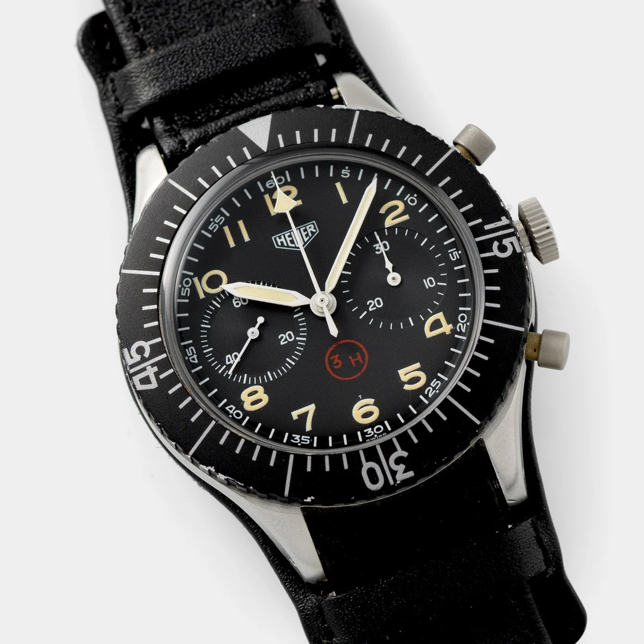 Heuer Bundeswehr W-1248 43 mm kol saati