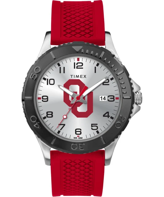 Timex Gamer Red Oklahoma Sooners TWZUOKLMF kol saati