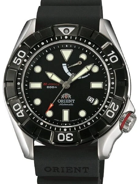 Orient M-Force Air Diver Automatic with Power Reserve, Sapphire Crystal #EL03004B kol saat