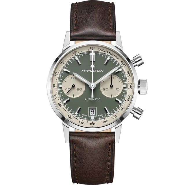 Hamilton American Classic Intra-Matic Auto Chrono 40mm H38416560 kol saati