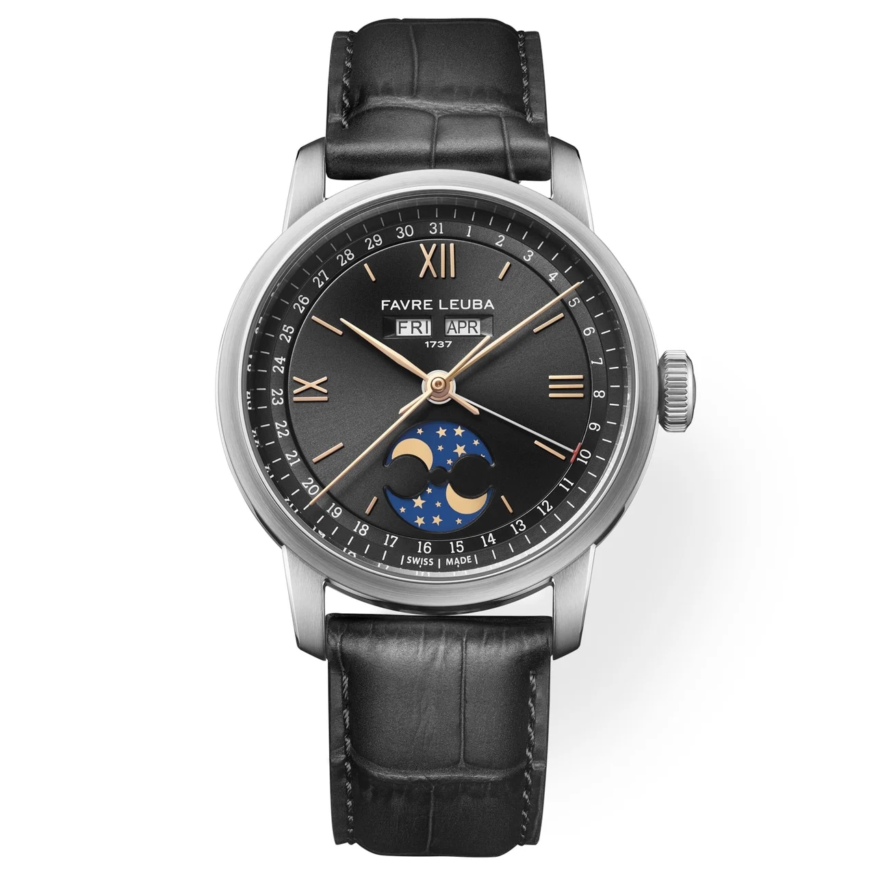 Favre Leuba Triple Calendar 00.20501.108.01.101 39 mm kol saati